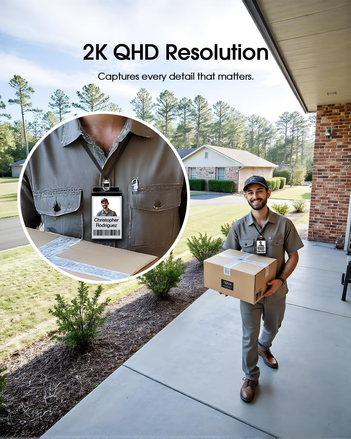 Solar Security Camera Wireless Outdoor, 2K Ultra Clear Home Security Camera System, No Subscription, Smart Human Detection, Easy Installation, 5Ghz & 2.4Ghz Wifi
