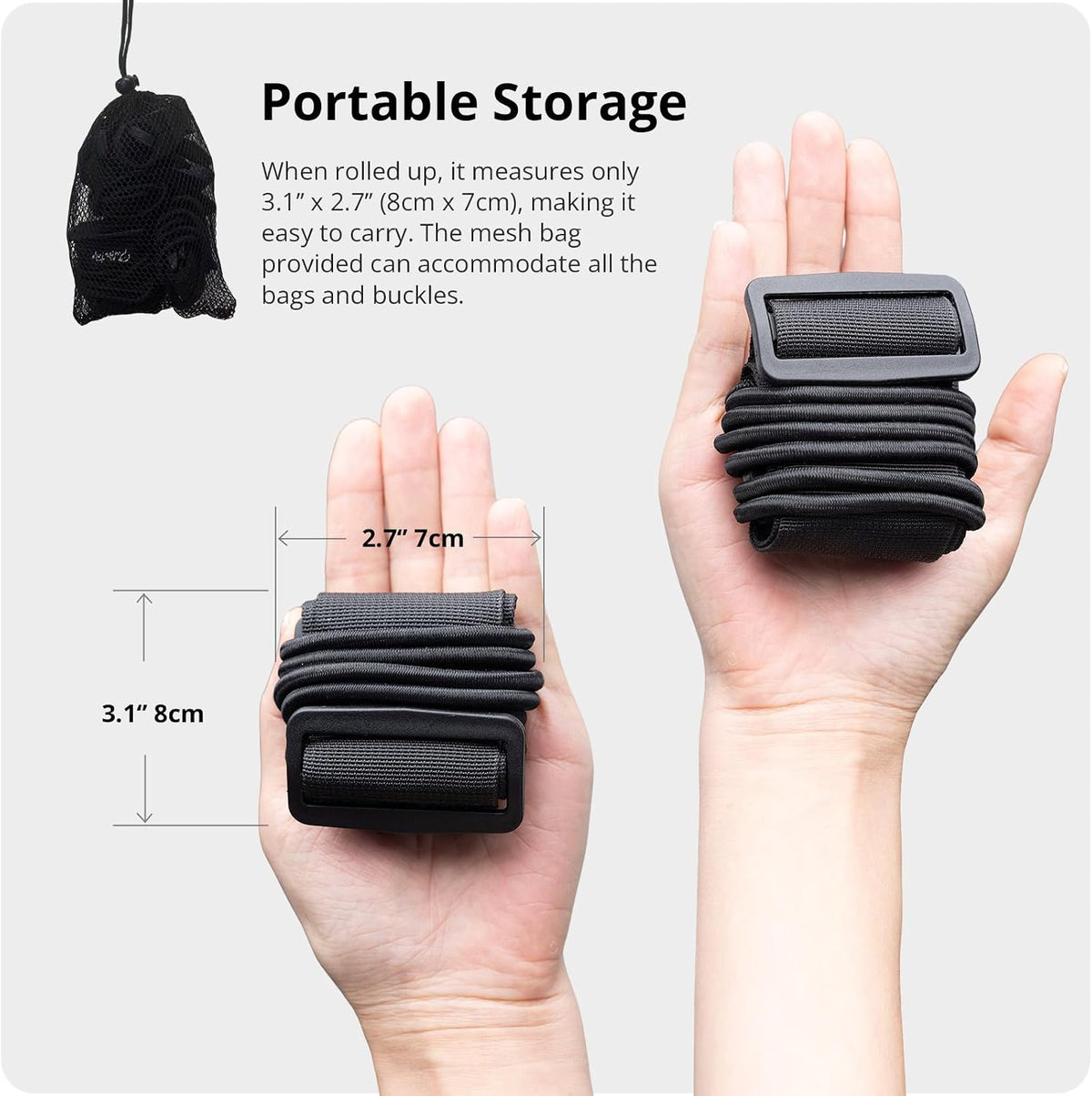 Luggage Straps for Suitcases Adjustable TSA Approved Suitcase Connector