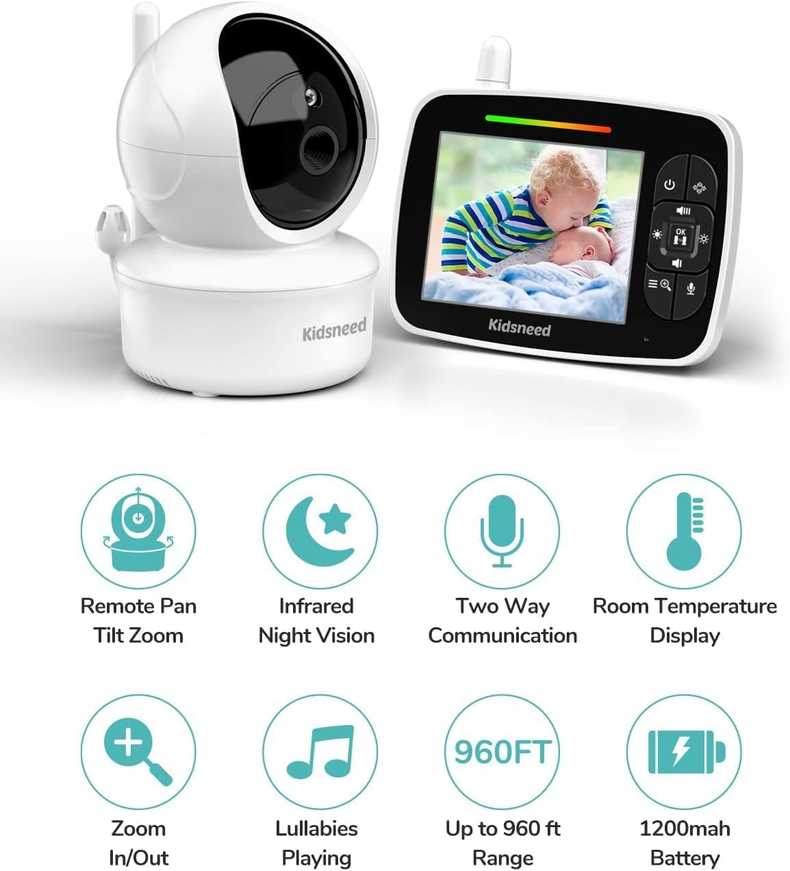 Baby Monitor with 2 Cameras