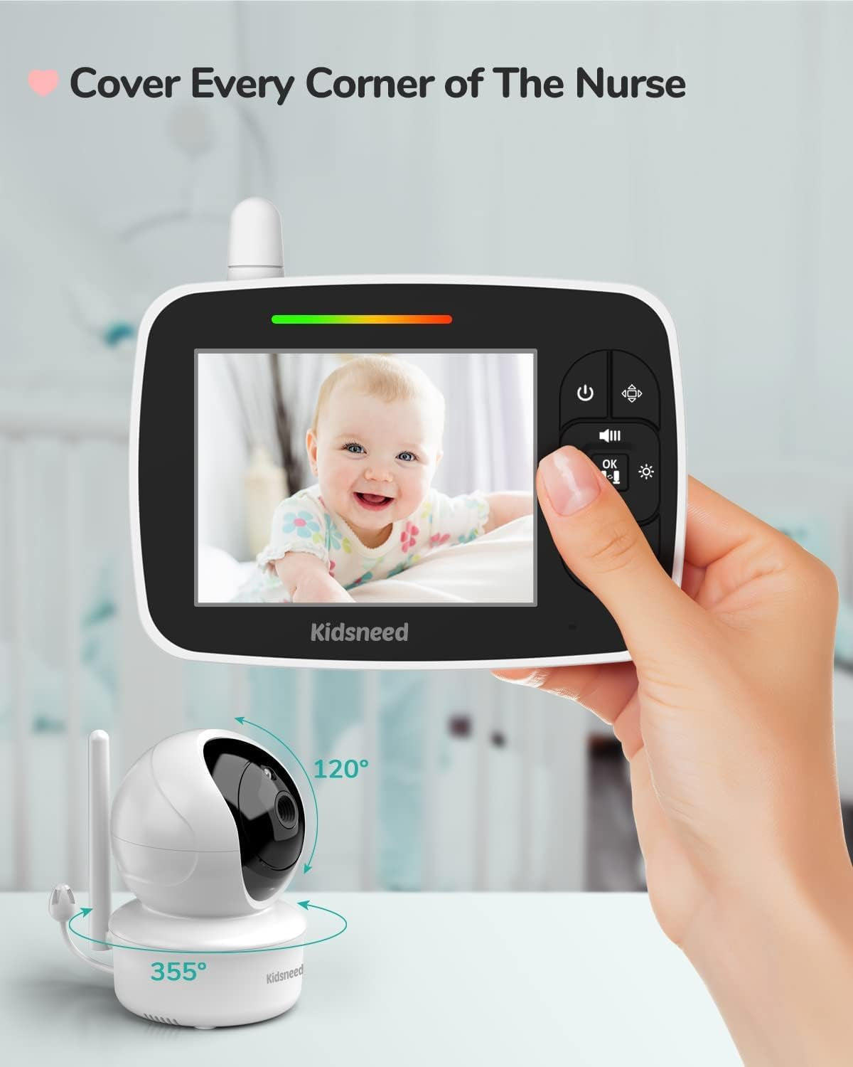 Baby Monitor with 2 Cameras