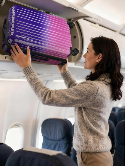Expandable Carry on Luggage Suitcase with Wheels