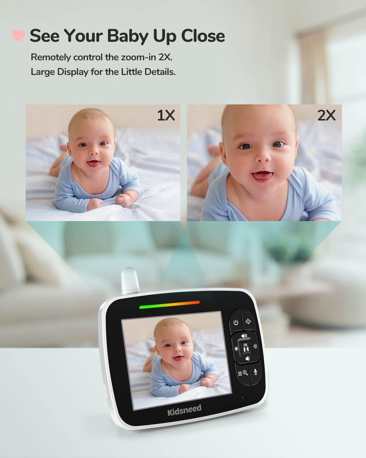 Baby Monitor with 2 Cameras