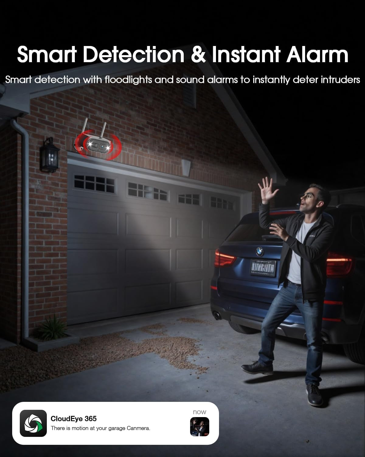 Solar Security Camera Wireless Outdoor, 2K Ultra Clear Home Security Camera System, No Subscription, Smart Human Detection, Easy Installation, 5Ghz & 2.4Ghz Wifi