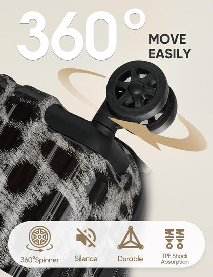 Expandable Checked Luggage Suitcase with Wheels