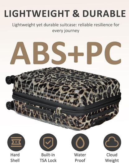 Expandable Checked Luggage Suitcase with Wheels