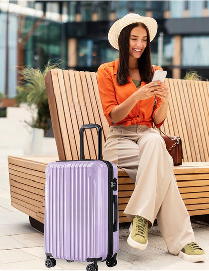 Expandable Carry on Luggage Suitcase with Wheels