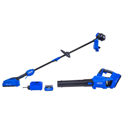 Gen4 40-Volt Cordless Battery String Trimmer and Leaf Blower and Combo Kit 4.0 Ah (Battery Included) (Charger Included)