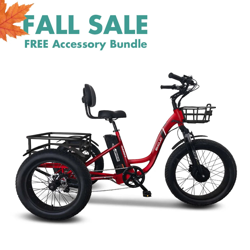 Emojo Caddy Pro Electric Trike - Experience Ultimate Freedom and Adventure