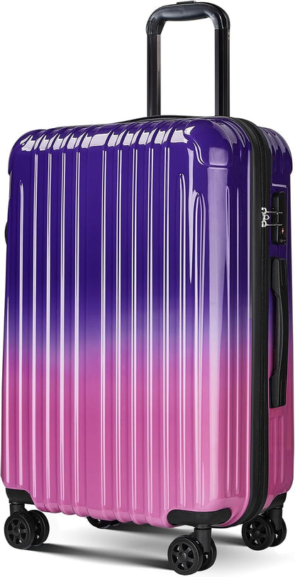 Expandable Carry on Luggage Suitcase with Wheels