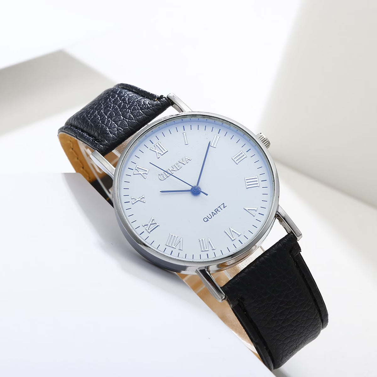 Ausyst Men'S Watch Fashion Luxury Faux Leather Mens Quartz Analog Watches Gift for Men up to 65% Off