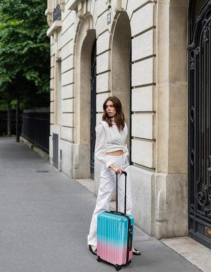 Expandable Carry on Luggage Suitcase with Wheels