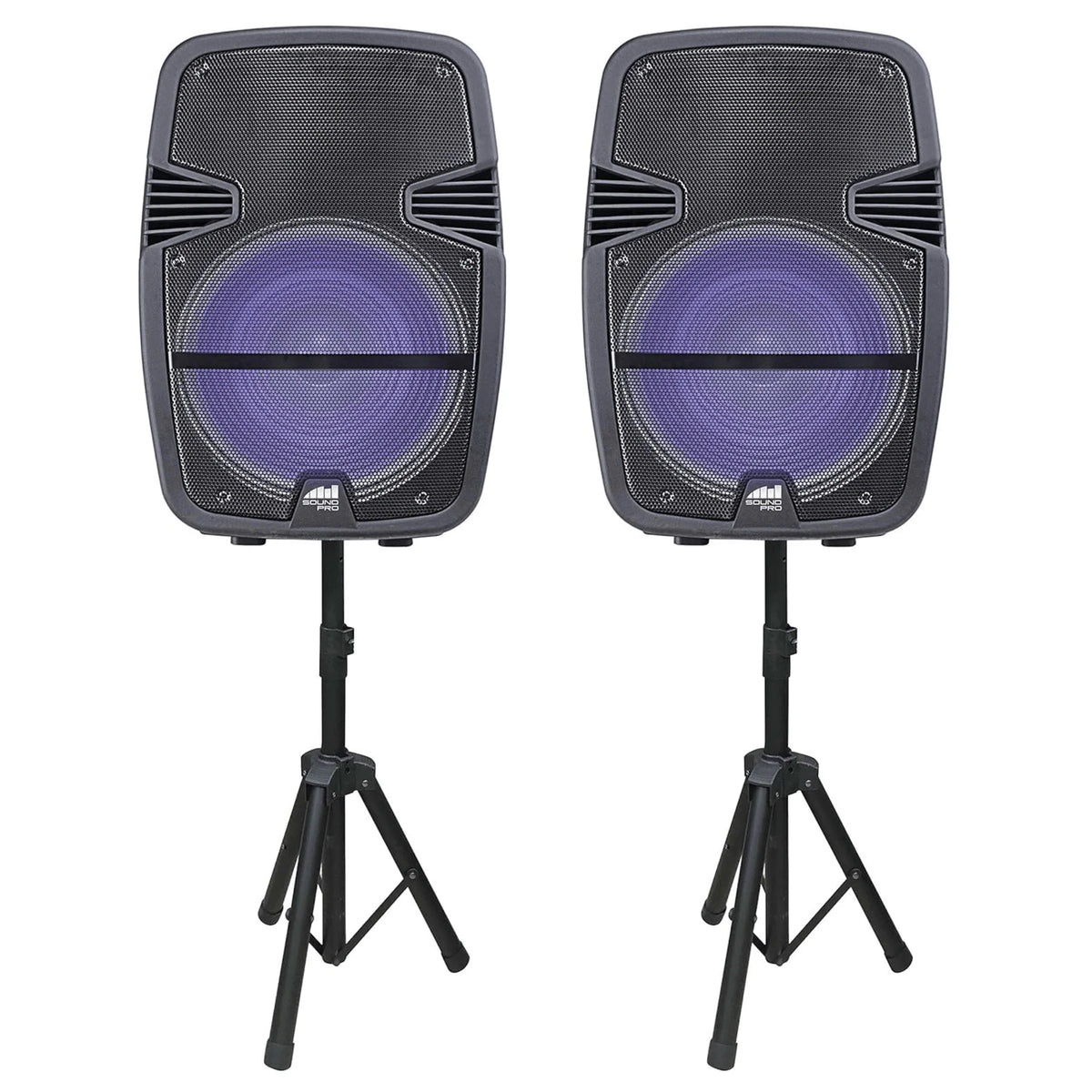 Naxa Dual 15" Bluetooth TWS Party Speakers - Refurbished